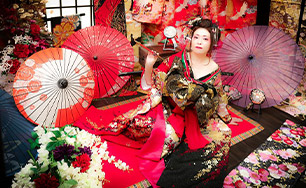 花魁撮影